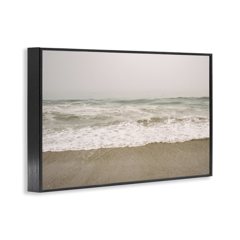  «Peaceful Point Reyes», estampe numérique par Crystal Lynn Collins, H 12 po x l 18 po, Giclée encadrée noir minuit