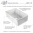 29.88'' L Single Bowl Fireclay Kitchen Sink-10170780