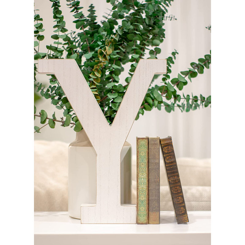 Text & Numbers Letter Block