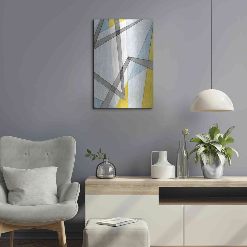«Converging Angles II» par Nikki Galapon, H 16 po x l 12 po
