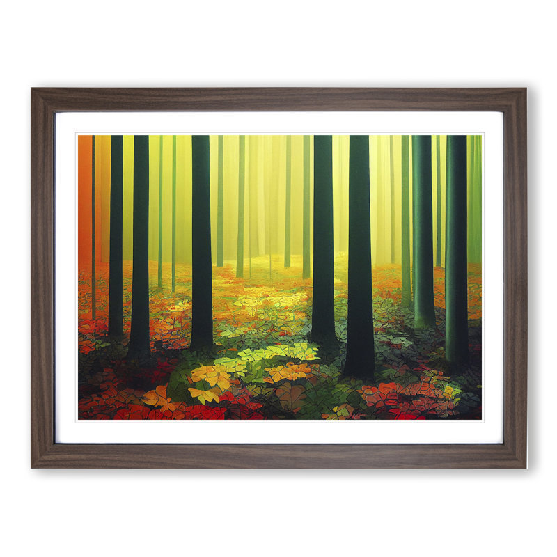 Dashing Spring Forest - Framed Print