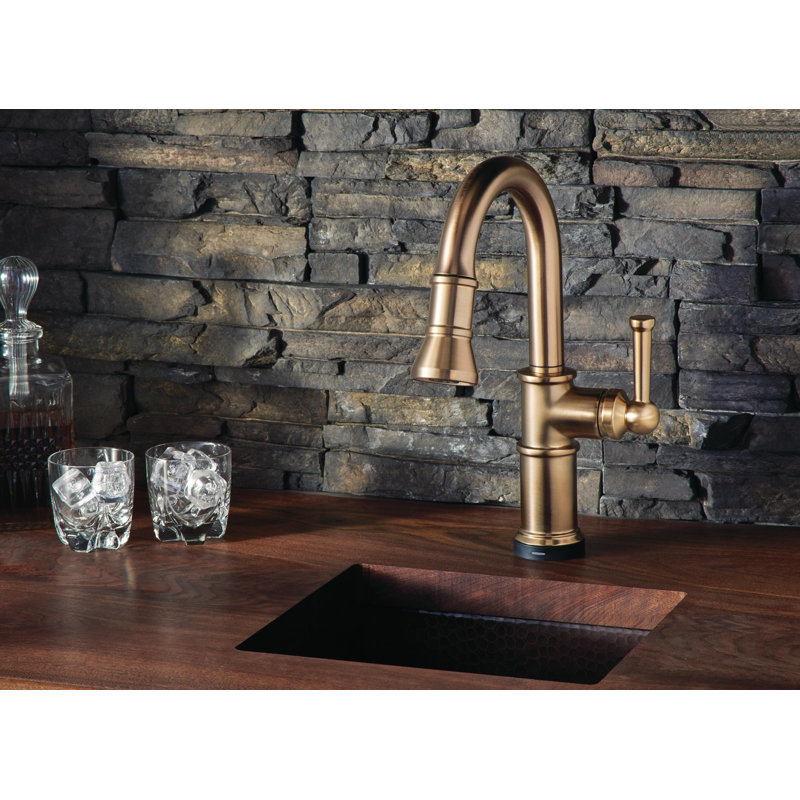 Artesso® SmartTouch® Pull-Down Prep Faucet, Luxe Gold