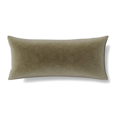 Fresco Velvet Lumbar Rectangular Pillow
