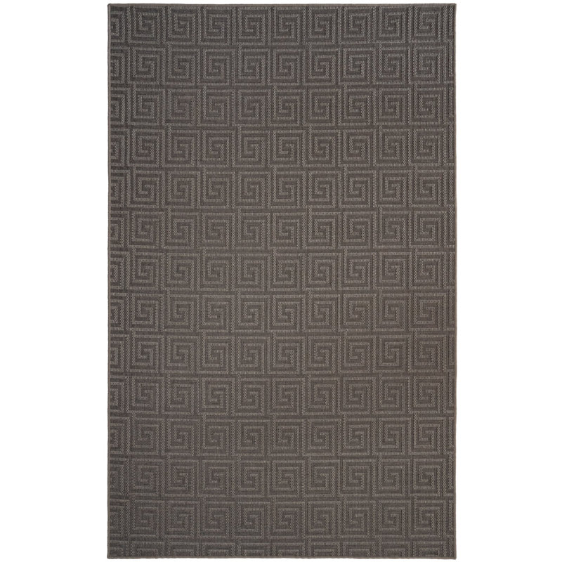 Keyva Jute/Sisal Geometric Indoor Rug, Rectangle 8' x 10'