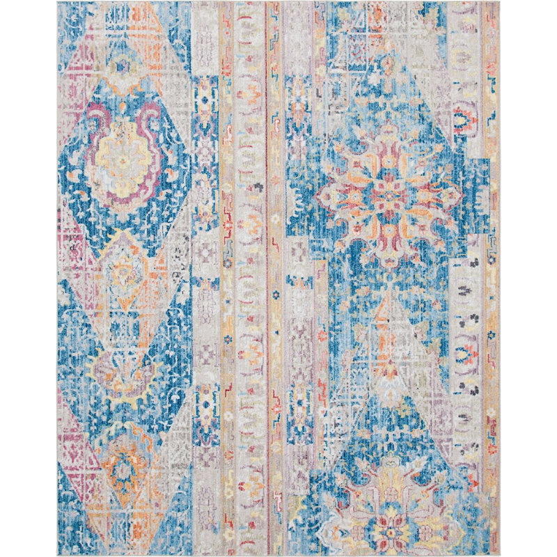 Geometric Indoor Rug, Rectangle 9' x 12'