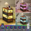 28cm W Metal Bedside Table-225275689
