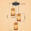 3 - Light Stainless Steel Caged Pendant