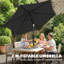 196cm Market Parasol