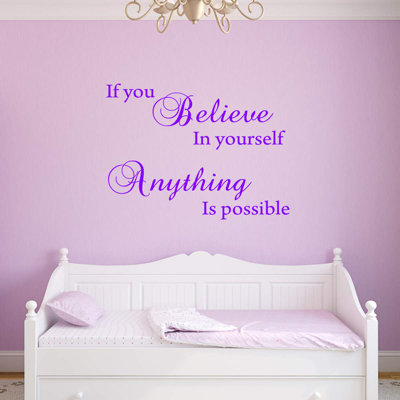 Text & Numbers Wall Decal