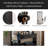 Round Mirror LED Vanity Table + Cushioned Stool-1389872090