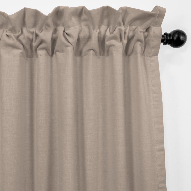 Paire de rideaux Elsie, L 50 po x L 108 po, Naturel