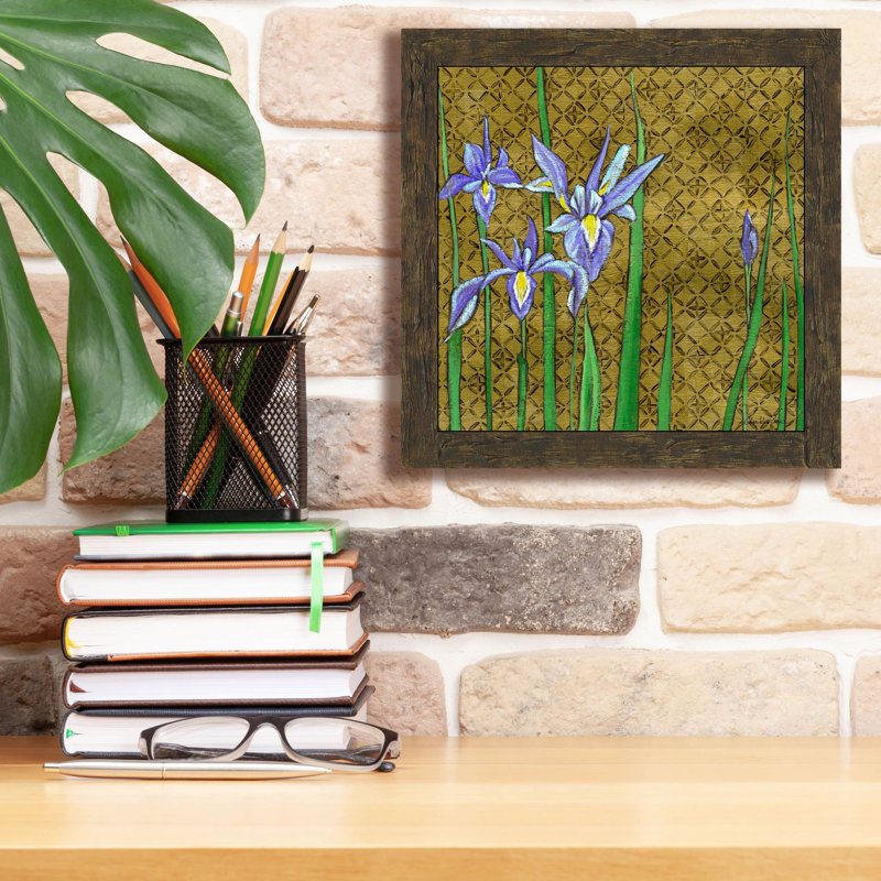  «Exotic Garden 4» par Chariklia Zarris, art mural sur toile, 12 po x 12 po