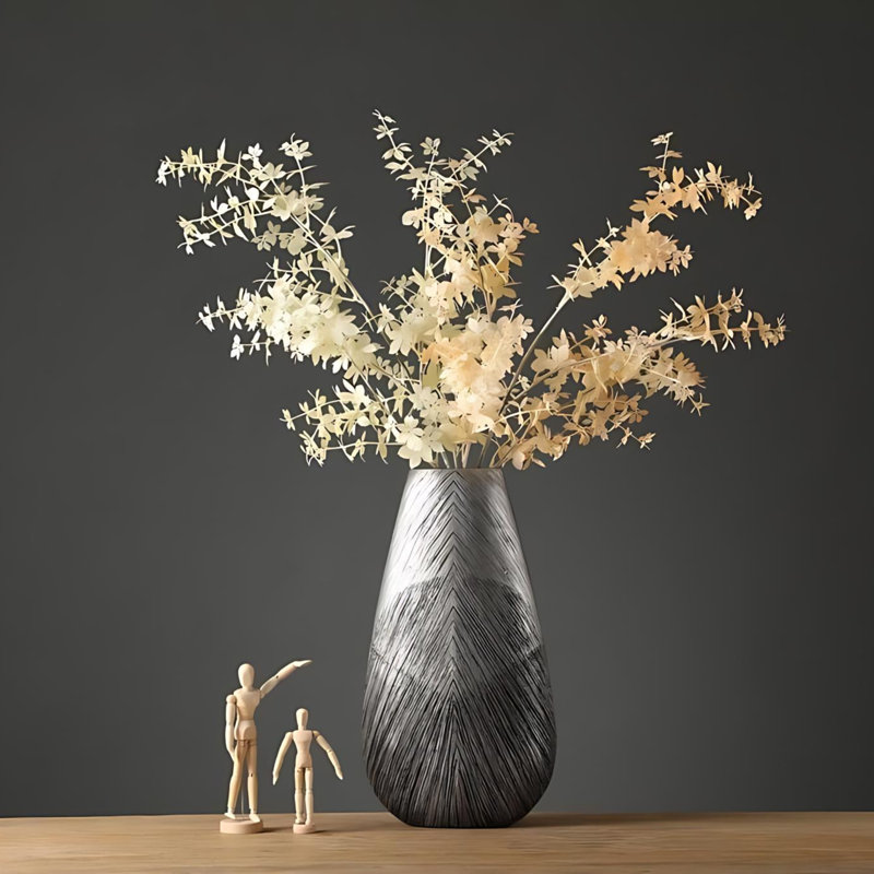 Vase de table en polyrésine Dijonna