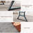 Dining Room Table For 6, 70 Inch Rectangular Kitchen Table With Heavy Duty Metal Legs-530566063