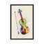 Musical Instruments Series: Violin, impression sur toile tendue-19753267-74736904-74736905