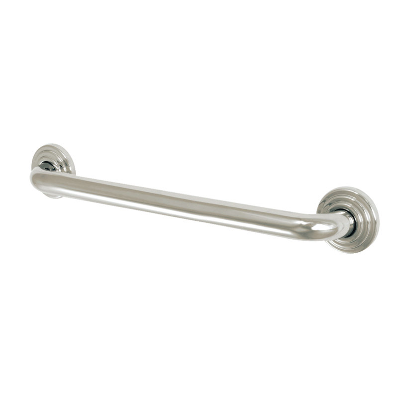 Barre d'appui de 1-1 / 4 po Kingston Brass Restoration, Nickel poli, H 3,6 po x l 21,06 po x P 2,75 po