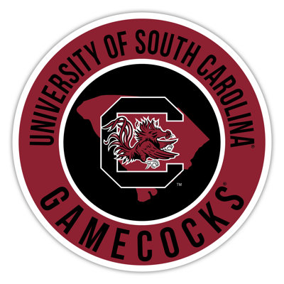 University Of South Carolina Bright Line - 16" Circle With State