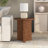 Potbelly Round End Table with Cross Base-1634217373
