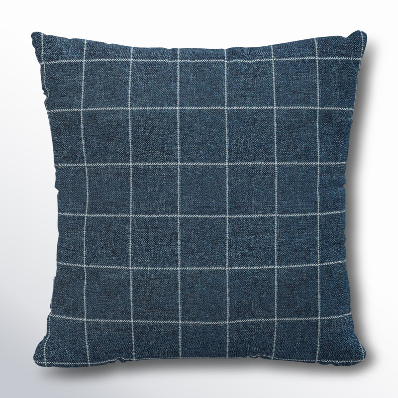 Housse de coussin carré en coton Iver, 18 po x 18 po, Plumes