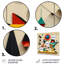 Décorations murales géométriques modernes en métal Playful Imaginaire Paysages V-590976064