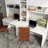 Modern Bookcase With Strong Storage And Spacious Desktop