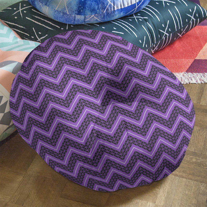 Coussin Rhonda Cheval, 30 po x 30 po, Mauve foncé / noir