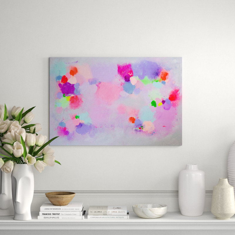 One-of-a-Kind Original 'Caught in A Daydream' by Samerra - Wrapped Canvas Painting