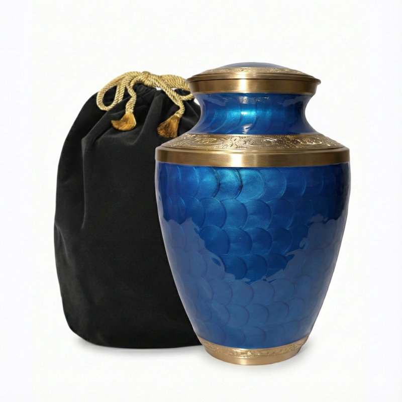 Memorial Urns, Blue