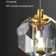 Loriel 2 - Light Sphere Chandelier Ceiling Light With Crystal  Accents Height adjustable(1 PC)