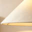 Small Ceramic Modern Table Lamp with Cotton Blend Shade for Bedroom Living Room, Bulb Included-1540493468