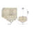 Darwin 9-Light Chrome Shade Chandelier with Crystal Accents