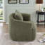 Fauteuil d'appoint pivotant à 360 °, fauteuil pivotant rembourré avec coussin décoratif pour salon, chambre à coucher, bureau et hôtel-1716034415