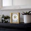 Traditional Analogue Metal Tabletop Clock-12094801