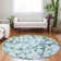 Altair Washable Floral Indoor / Outdoor Rug