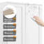 Armoire de rangement polyvalente à deux portes avec tablettes réglables pour l'organisation à domicile-1800135871