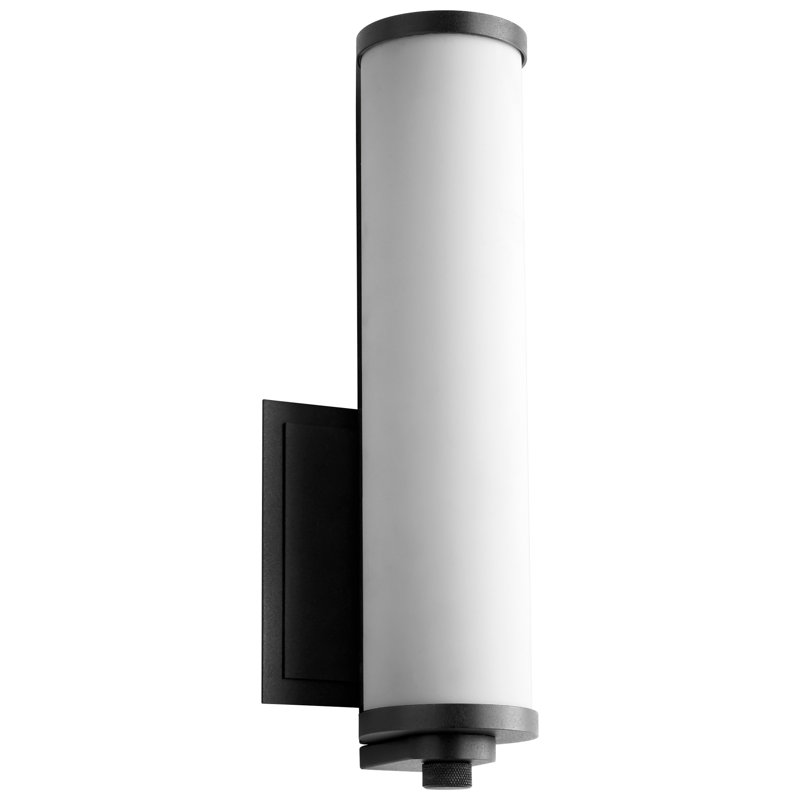 Garruto Steel LED Armed Sconce, Black