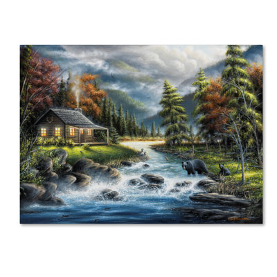 «As Autumnappraches», reproduction sur toile tendue