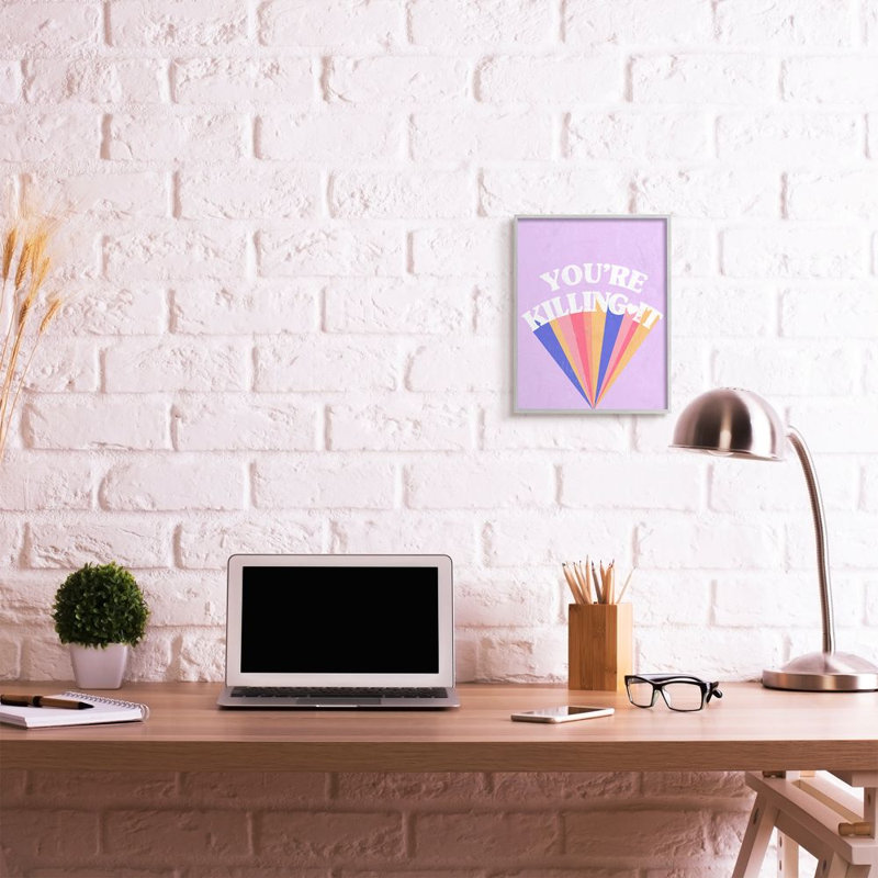«Retro Pop You Killing It Motivational Expression» par Aledanda - impression d'art graphique, Estampe numérique Farmhouse