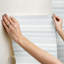 Papier peint adhésif zigzag blanc-111721621
