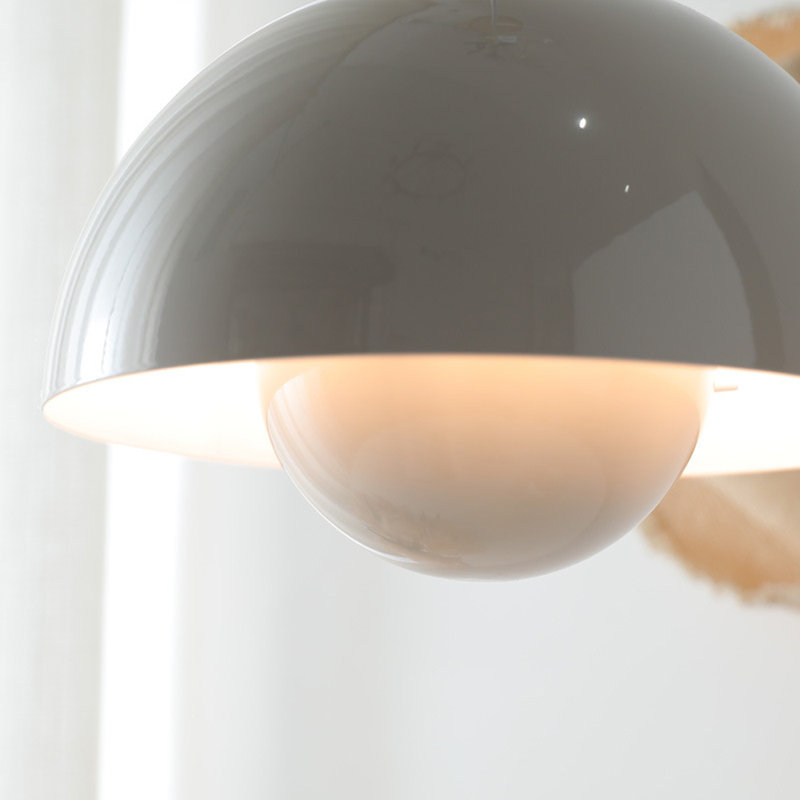 Aagam 1 - Light Dome Pendant, Gray