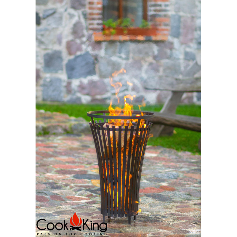 Round Steel Wood Burning Smokeless Fire Pit