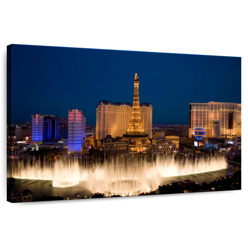 Fontaine Kavia Las Vegas Bellagio, H 32 po x l 48 po