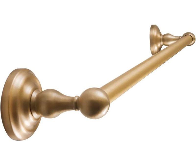 Satin Brass 5-Piece Bathroom Hardware Set with Towel Bars