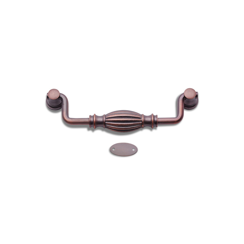 CP Series 5" Center to Center Drop Handle, Distressed Copper