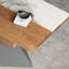 Bureau rectangulaire en bois massif + pierre + fer avec 4 tiroirs-108352814-108352816