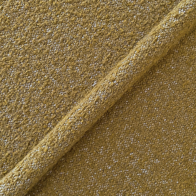 Tissu Boucle Marl, Moutarde
