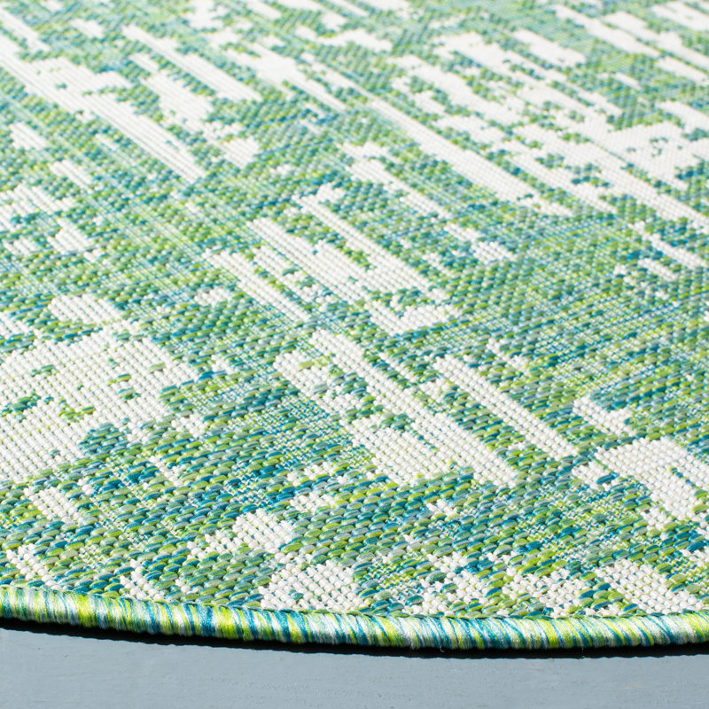 Tapis d'intérieur / extérieur Willaurie Performance, Rond 6 pi 7 po