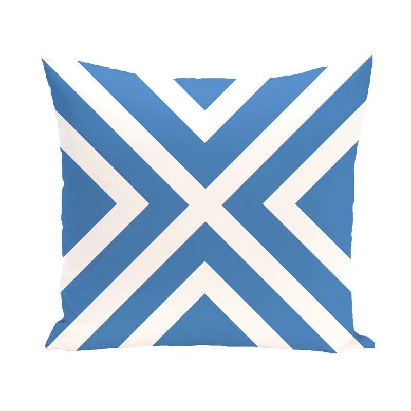 Housse et insert de coussin carré Coastal Calm, H 26 po x P 26 po, Bleu