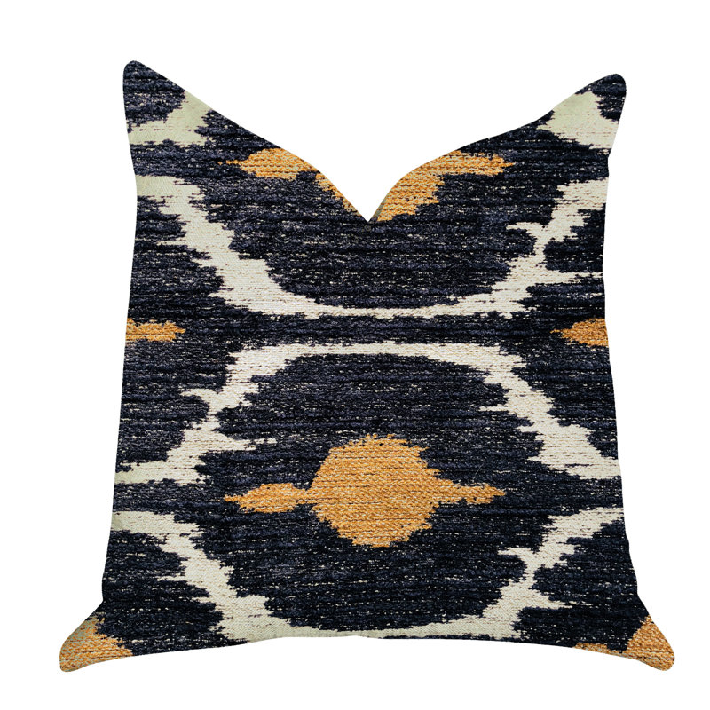 Oreiller bohémien ikat Luxury, 20 po x 36 po, Coussin lombaire
