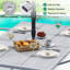 Ensemble de salle à manger de patio 7 pièces Red Barrel Studio® avec 2 chaises berçantes